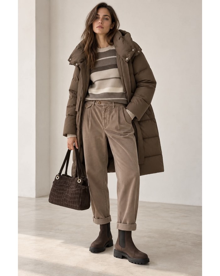 Jacket Goose Down - Brown