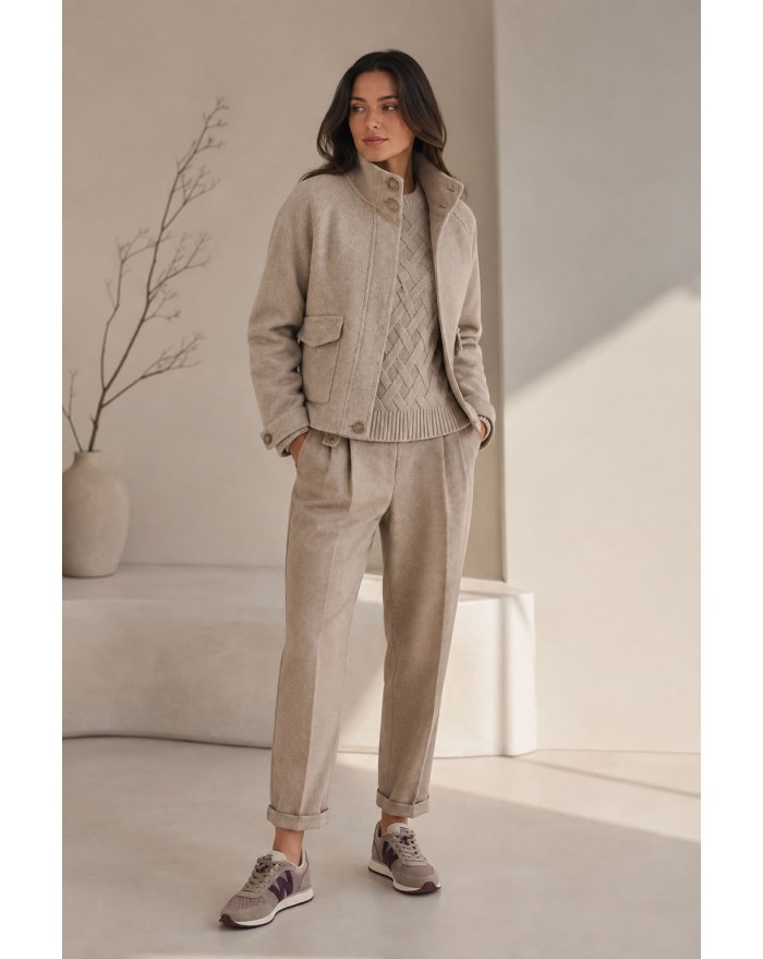 Jacket Coat - Beige