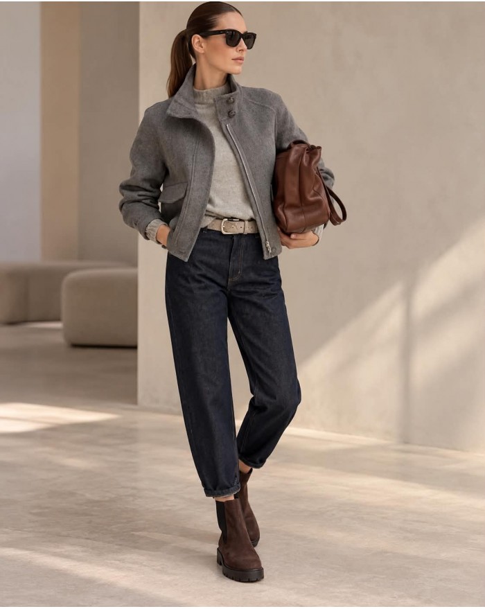 Jacket Coat - Grey