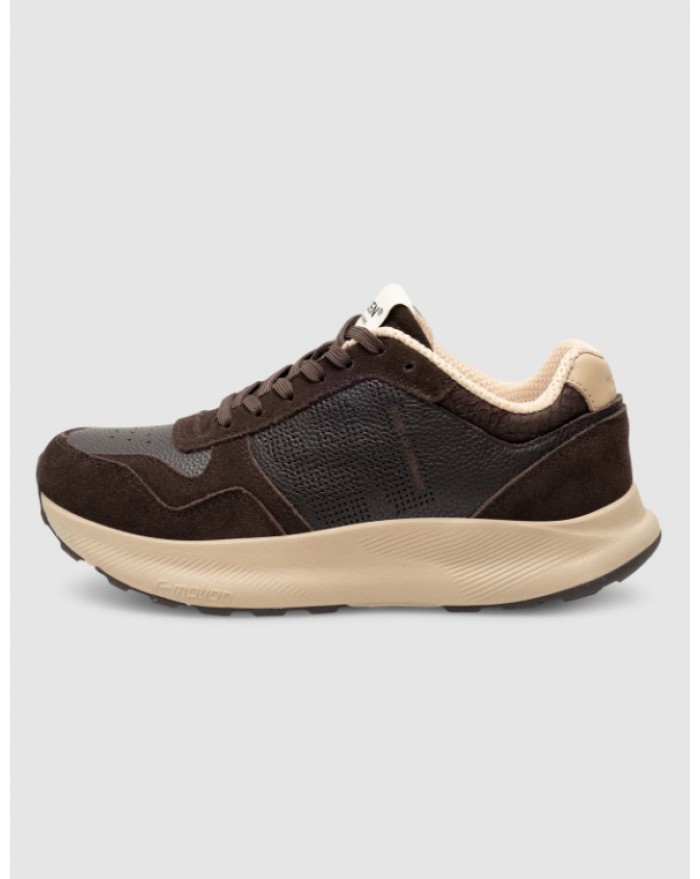 Mathilde Runner Leather - Chocolate