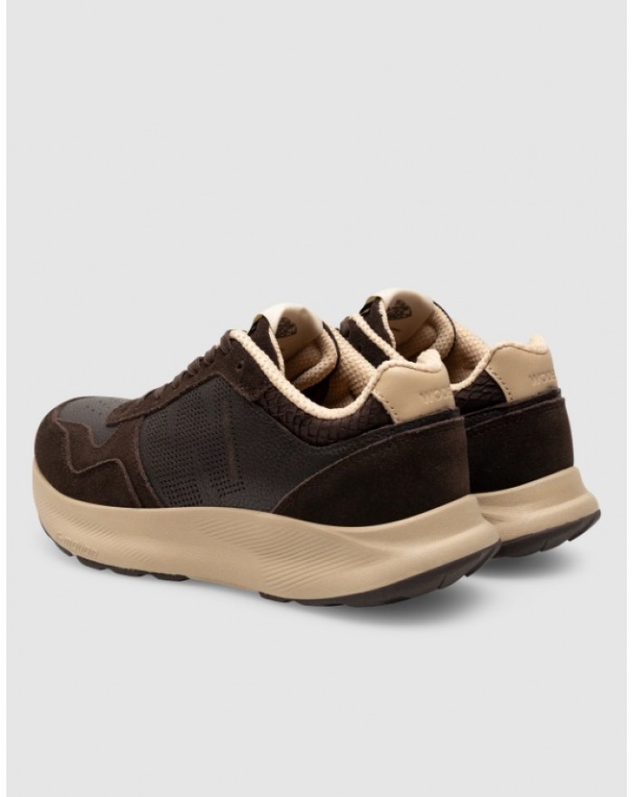 Mathilde Runner Leather - Chocolate