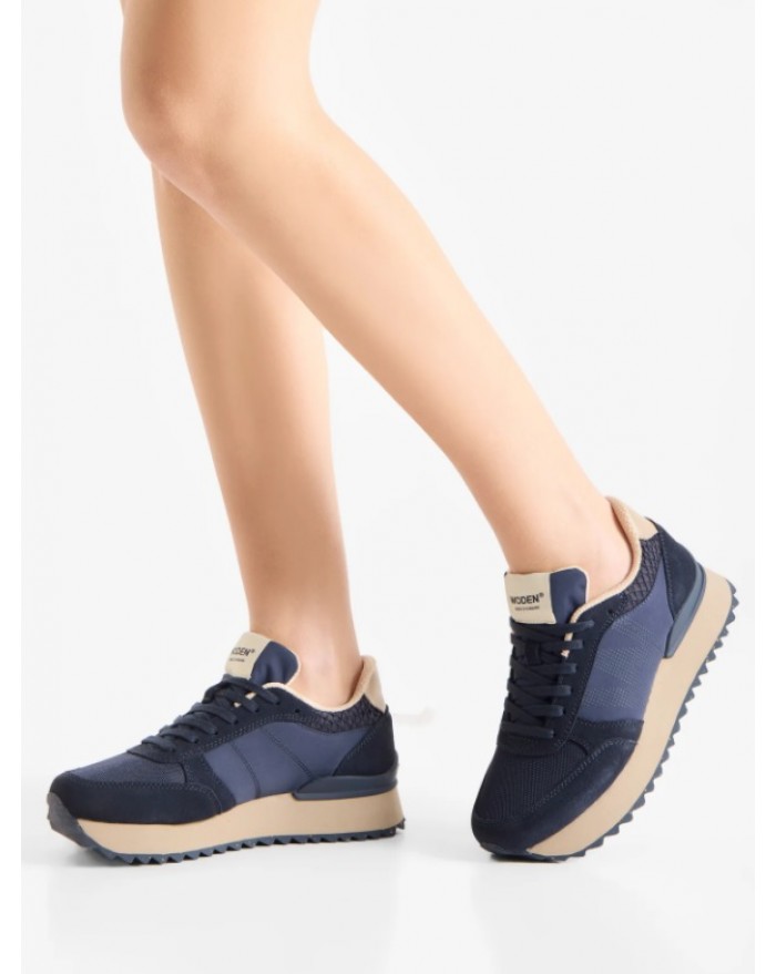 Ronja Plateau - Dark Navy Multi
