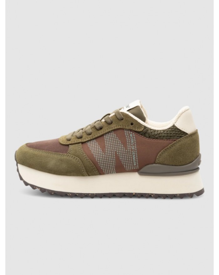 Ronja Plateau - Dark Olive Multi