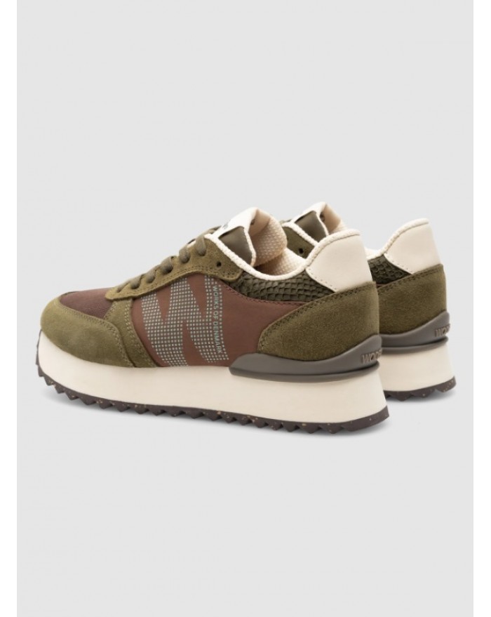 Ronja Plateau - Dark Olive Multi