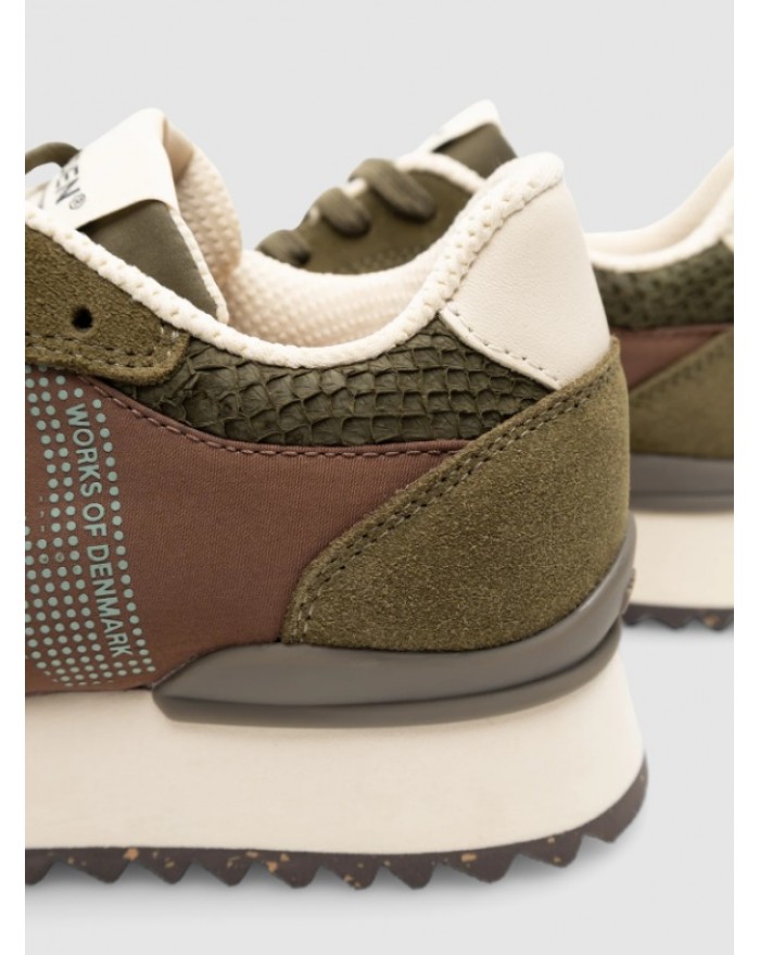 Ronja Plateau - Dark Olive Multi