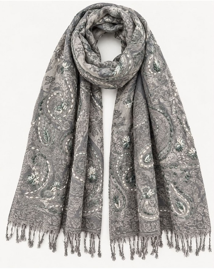Scarf Wool Hand Work
