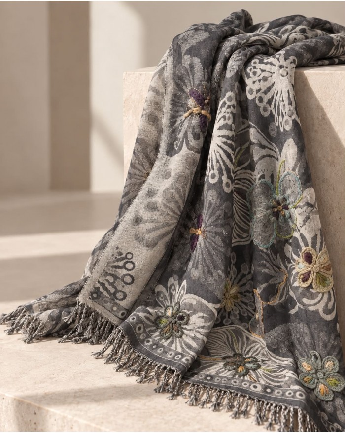 Scarf Wool Hand Work - A Scarf Wool Hand Work - A