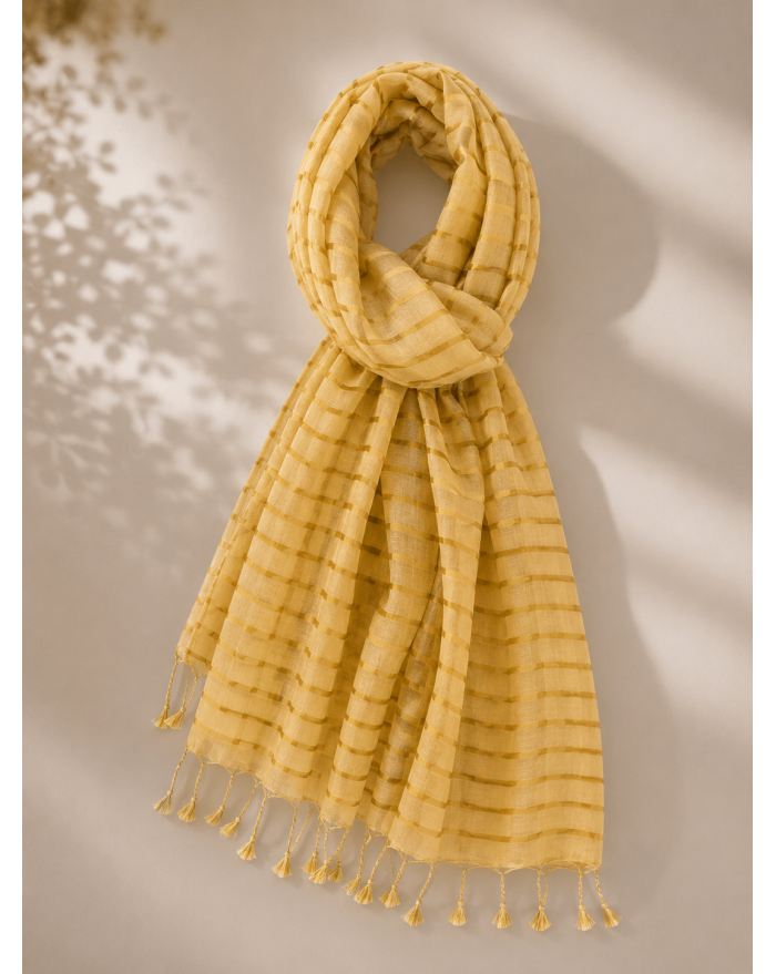 Scarf Z Stripes - Sunflower